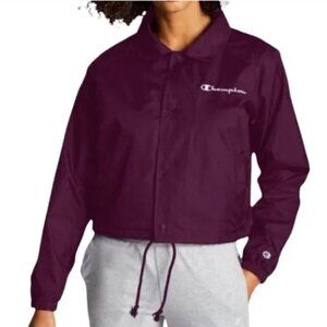 DISCONTINUED NWT Champion Heritage Coaches Jacket Script Logo
